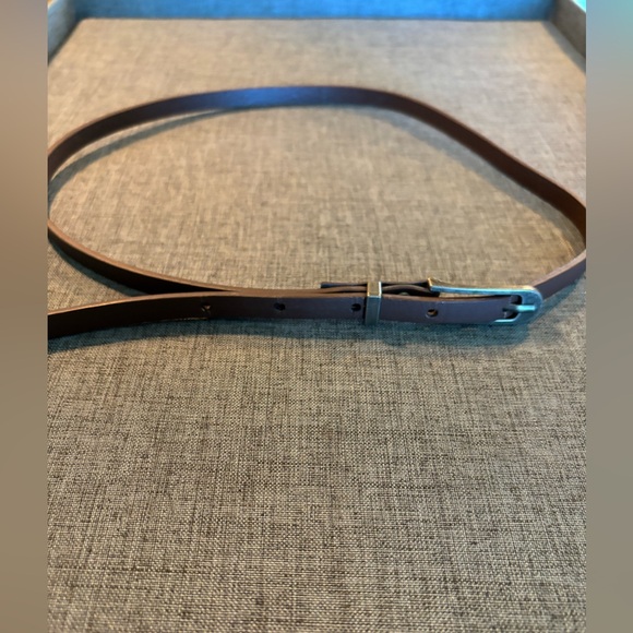 Cabi skinny brown leather belt size S. - Picture 3 of 3